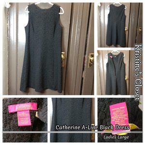 A-Line Sleeveless Little Black Dress - Ladies Large